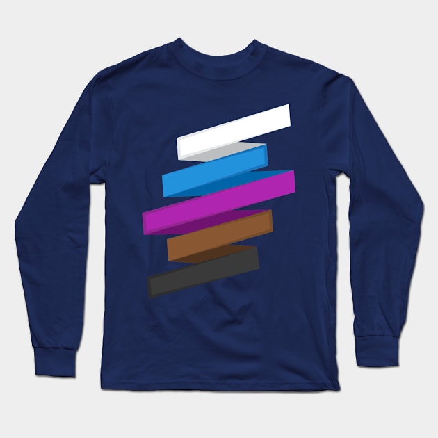 Belt Ranks Long Sleeve T-Shirt by ThreadsMonkey